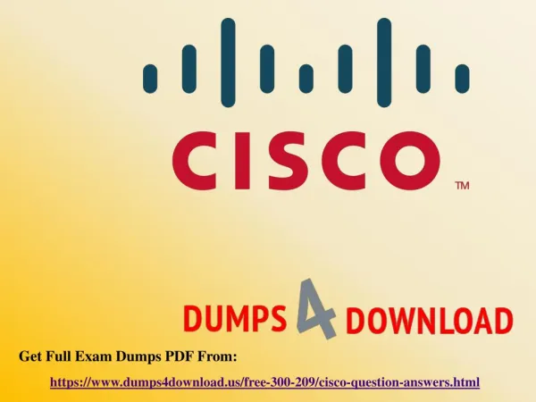 Download Free Cisco 300-209 Dumps Sample Questions