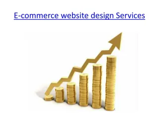 E-commerce website design - slide 1
