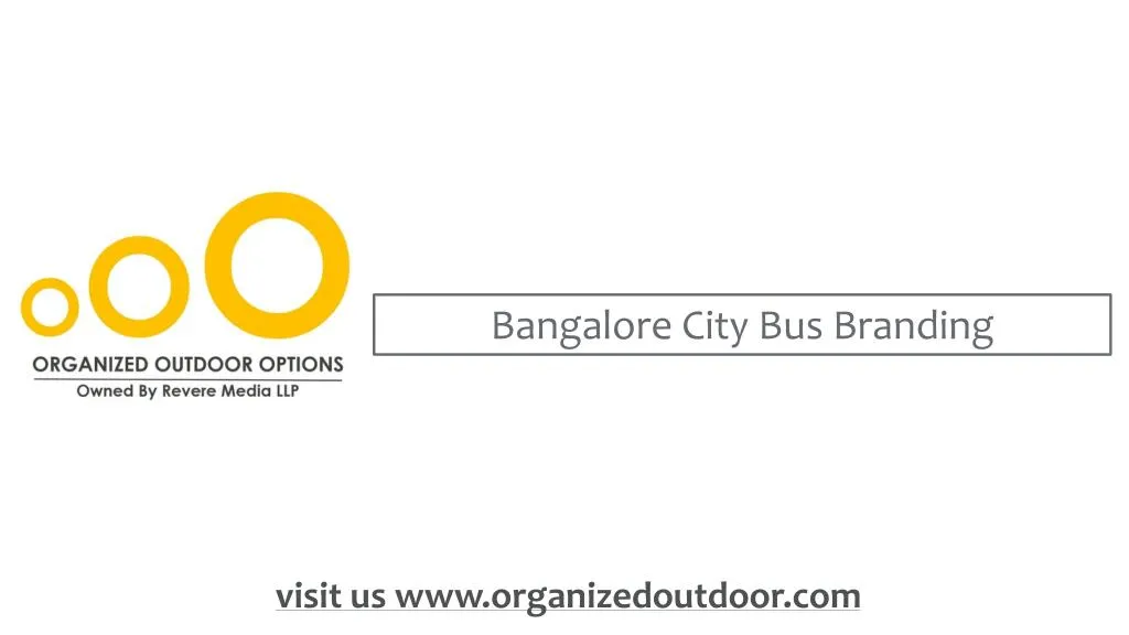 bangalore city bus branding