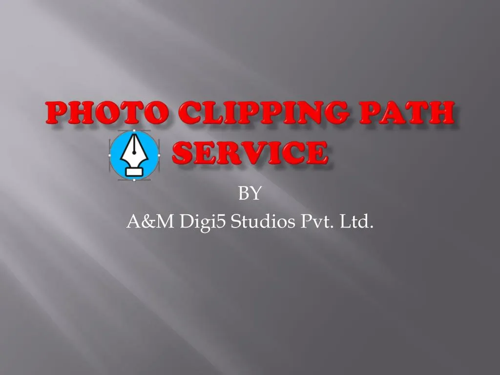 photo clipping path service