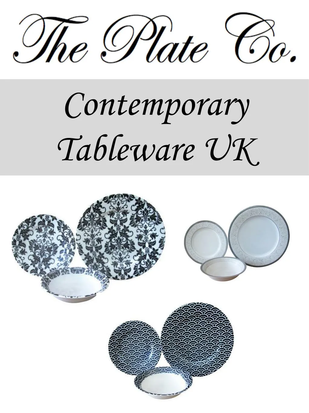 contemporary tableware uk
