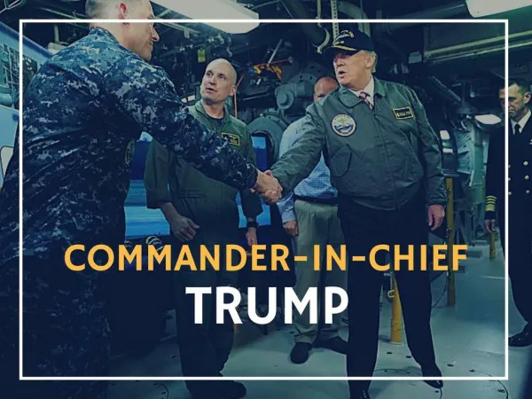 Commander-in-chief Trump