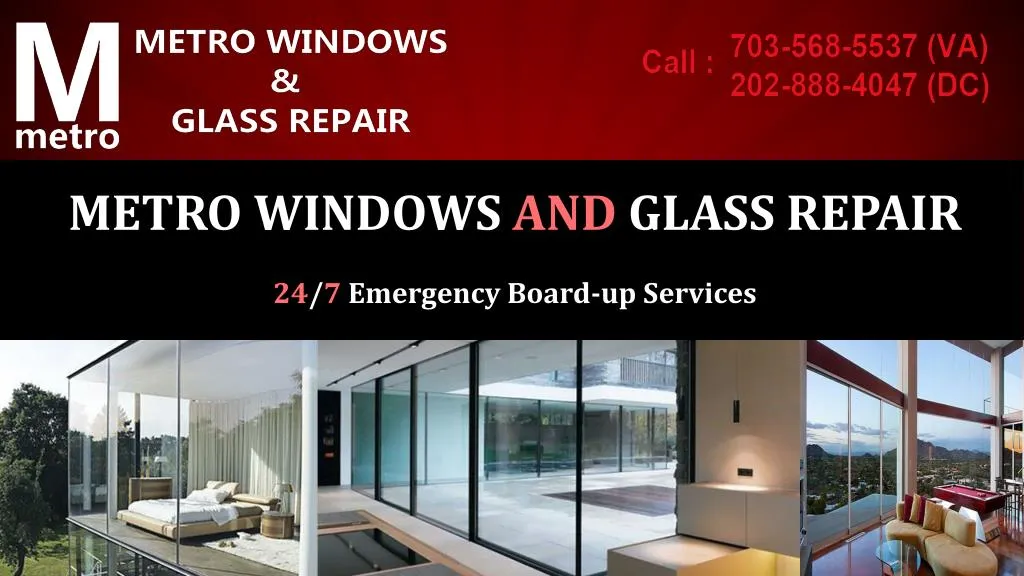 metro windows and glass repair