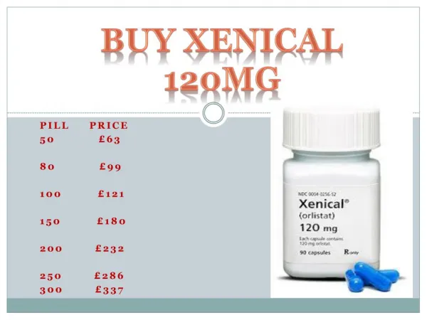Buy Xenical 120mg