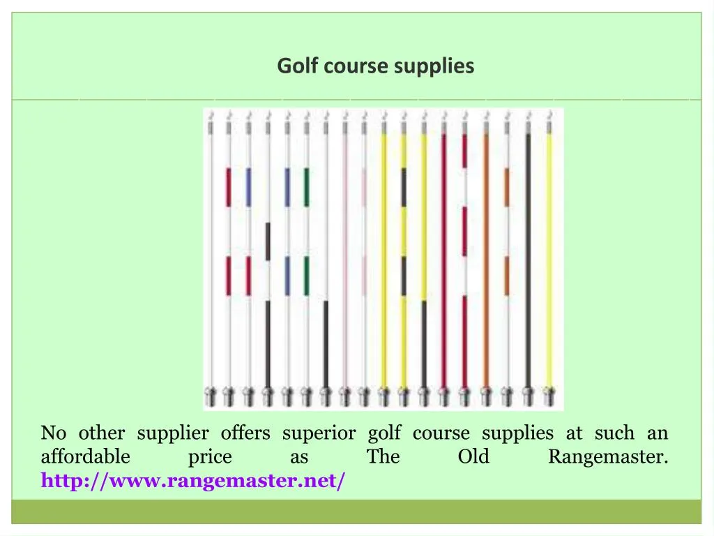 golf course supplies