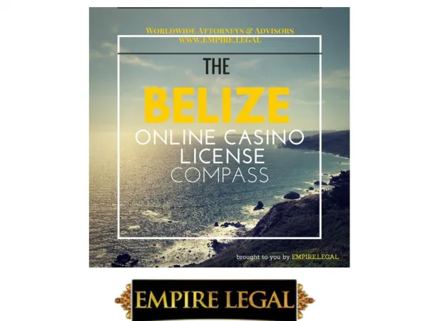 How to Apply for a Belize Online Casino License