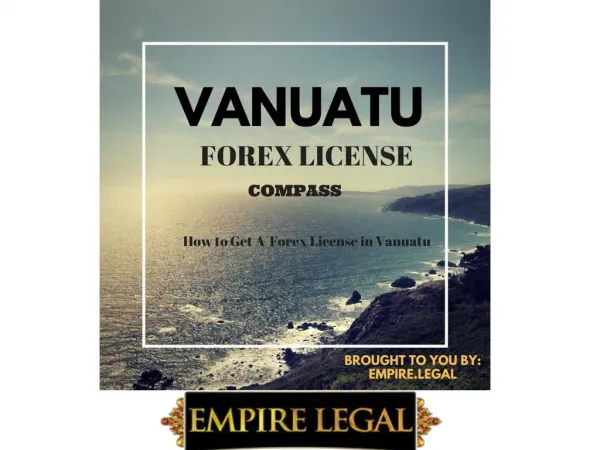 How to Apply to Vanuatu Forex/Binary Options License