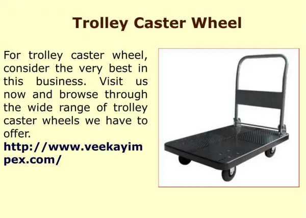 trolley caster wheel