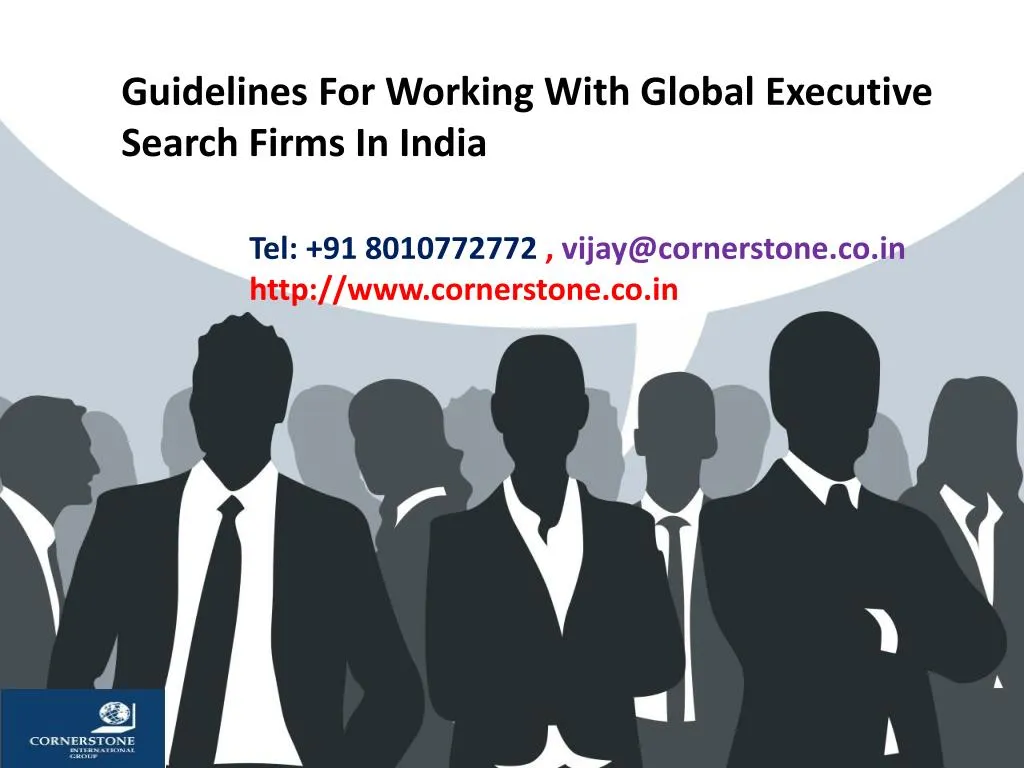 guidelines for working with global executive