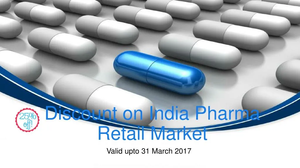 discount on india pharma retail market