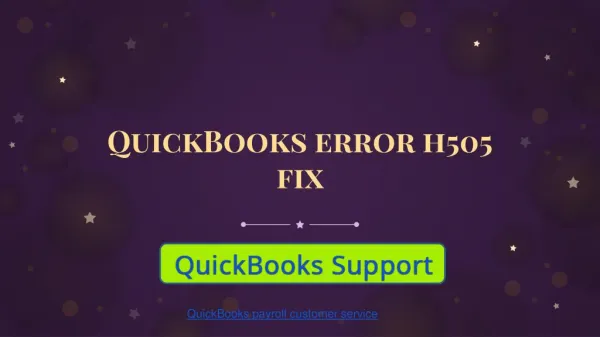 QuickBooks error h505 fix| learn how to overcome from the problem