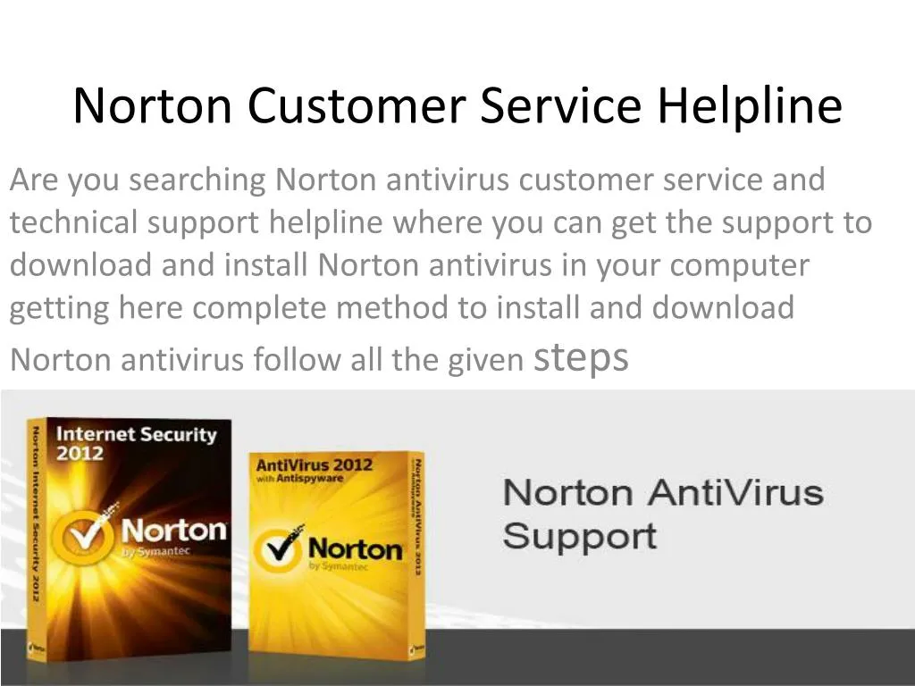 norton customer service helpline