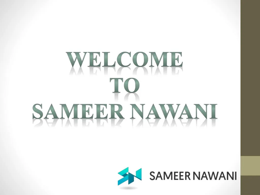 welcome to sameer nawani