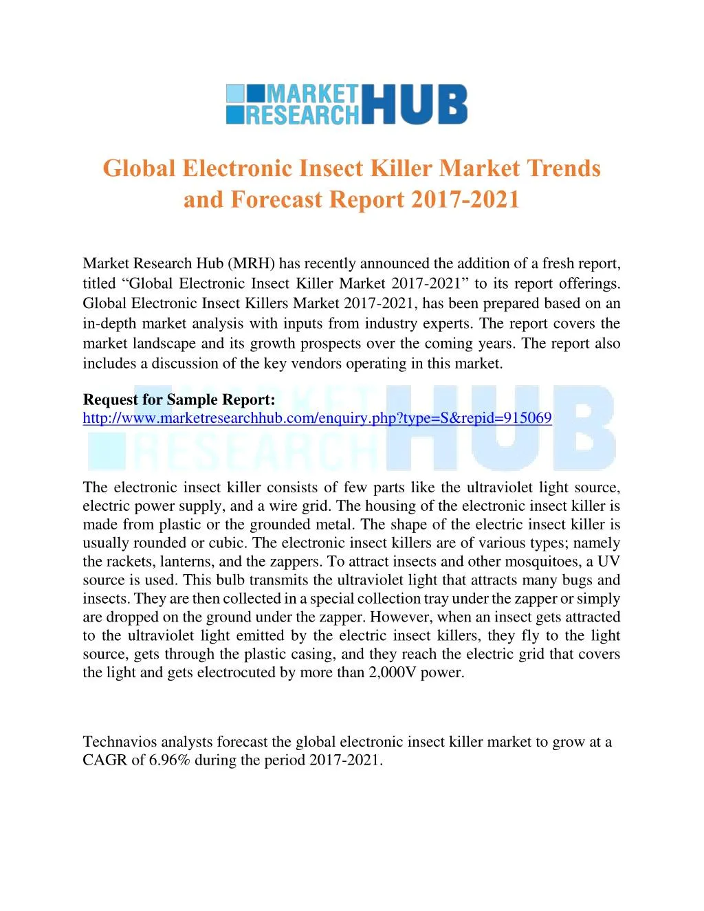 global electronic insect killer market trends