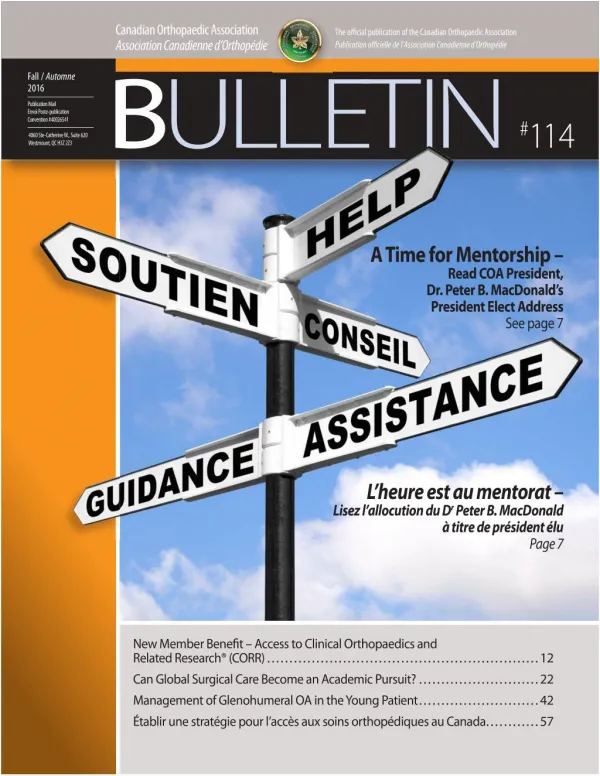 COA Bulletin Fall 2016