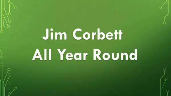 jim corbett around the year