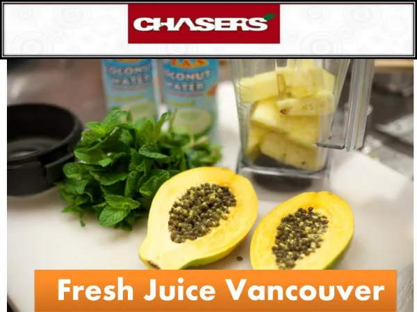 Fresh Veggie Juice Vancouver