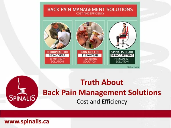 Truth About Back Pain Management Solutions - Cost and Efficiency