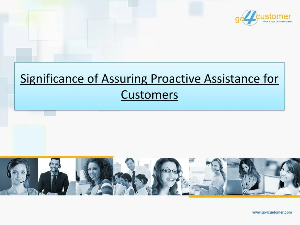 significance of assuring proactive assistance for customers