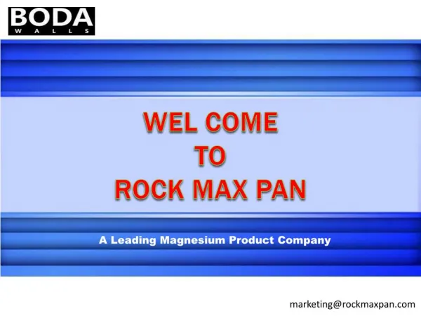 RockMaxpan branded Cement board