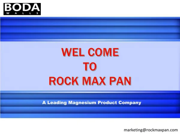 RockMaxpan branded Cement board