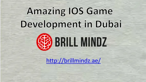 ios game development companies in Dubai