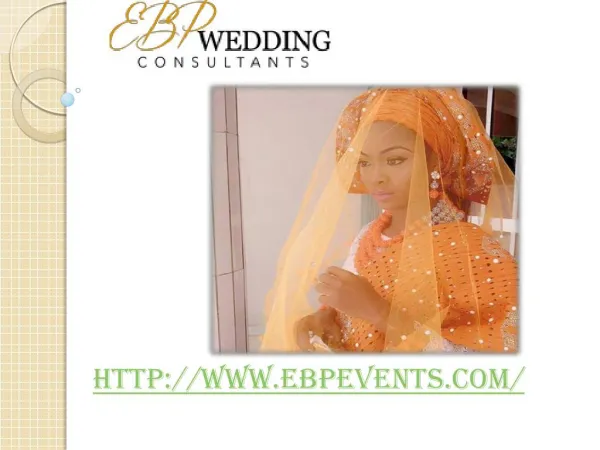 African Wedding Planner London