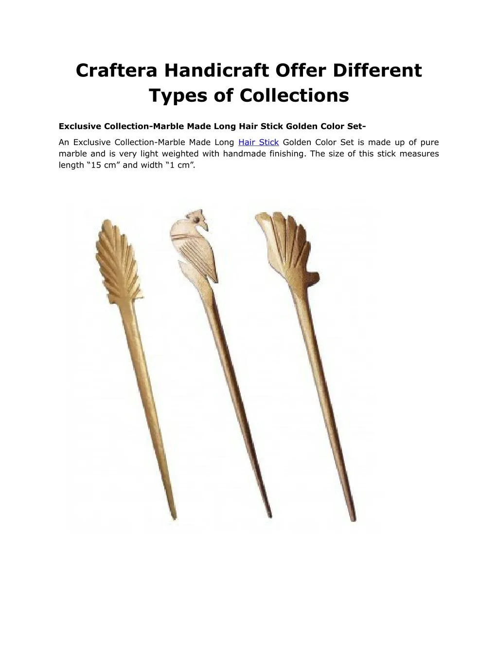 craftera handicraft offer different types