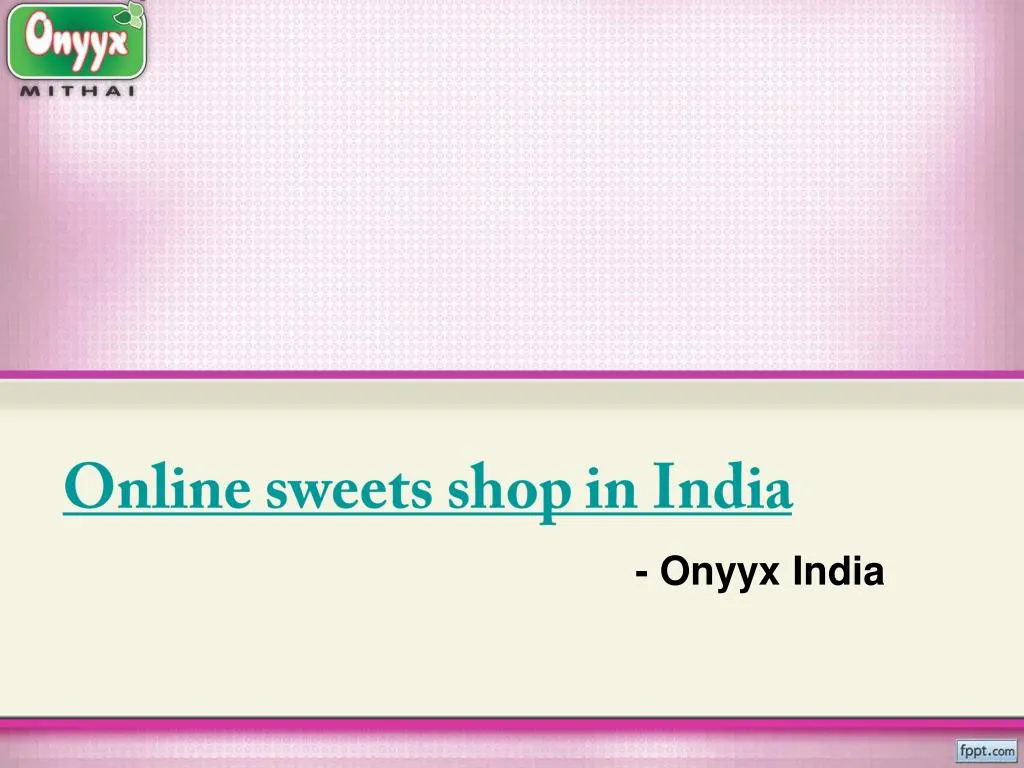 online sweets shop in india
