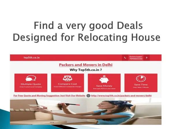 Find a very good Deals Designed for Relocating House