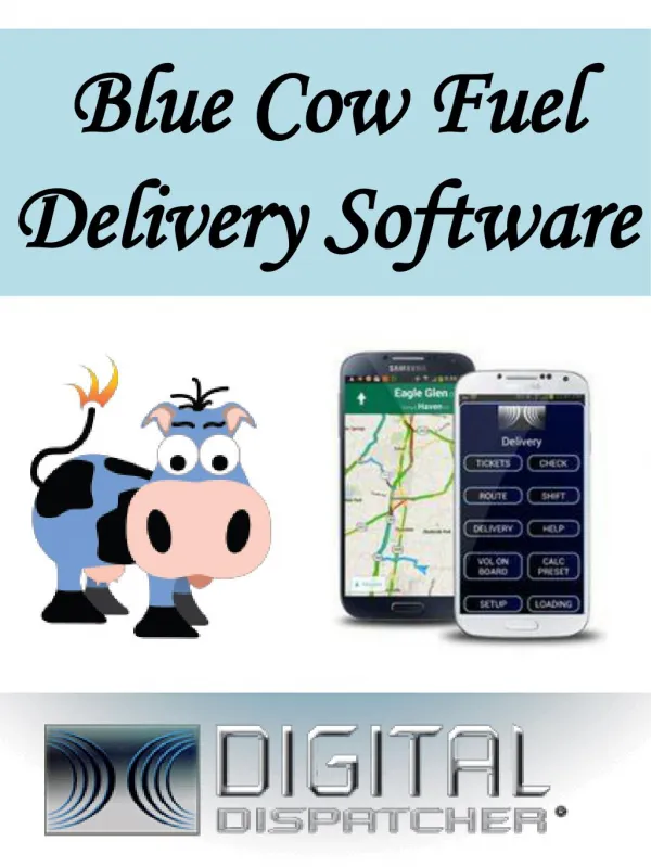 Blue Cow Fuel Delivery Software