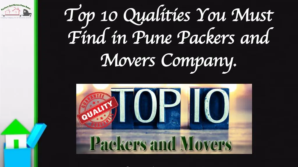 top 10 qualities you must find in pune packers