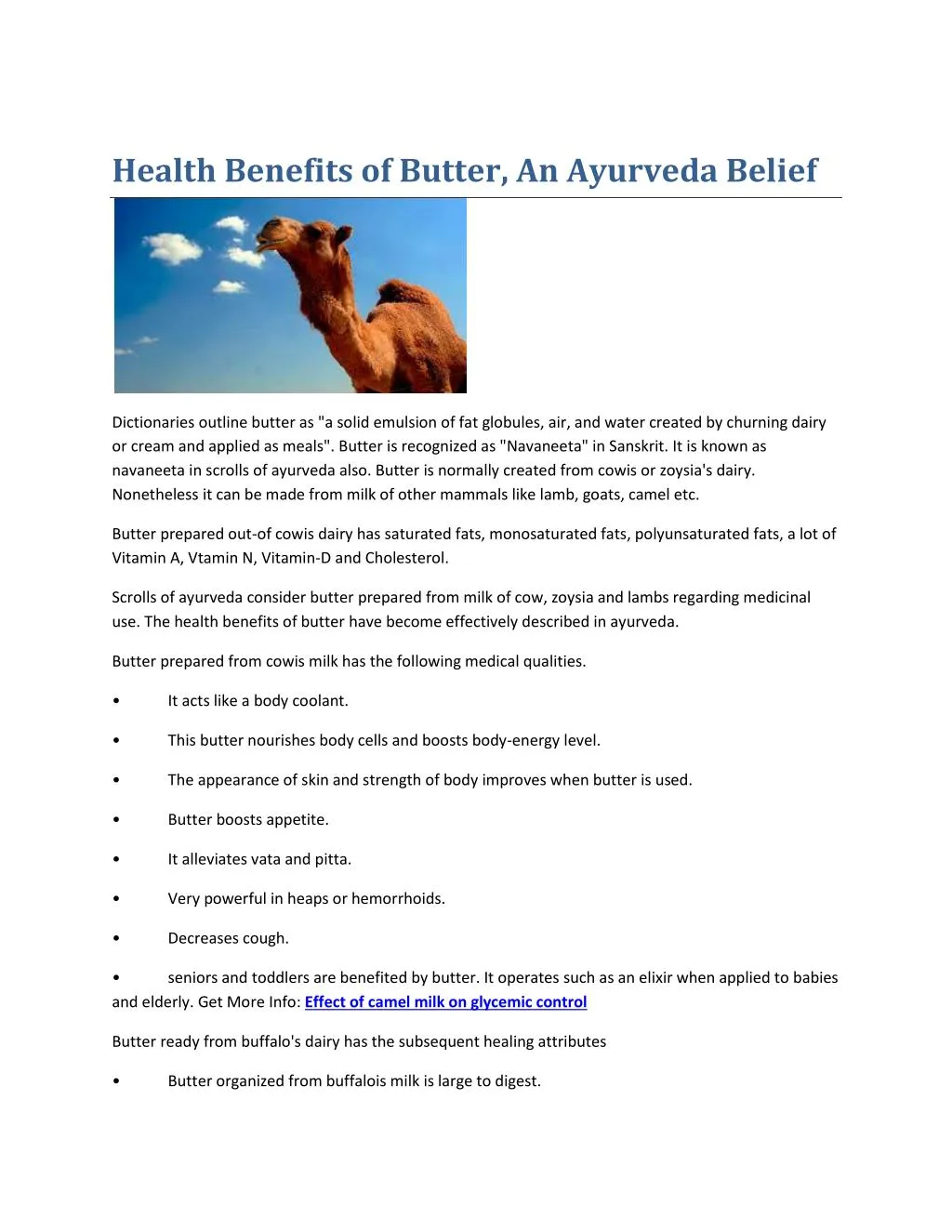 health benefits of butter an ayurveda belief