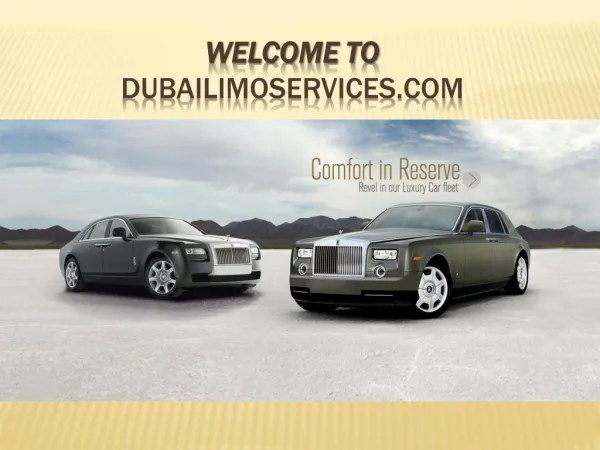 limousine hire in dubai  - dubailimoservices.com