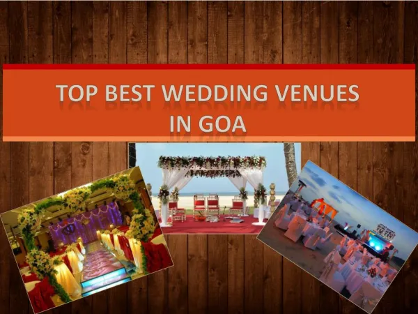 Top Best Wedding Venues in Goa - Hard Rock Hotels