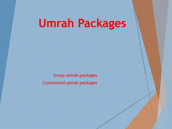 umrah packages