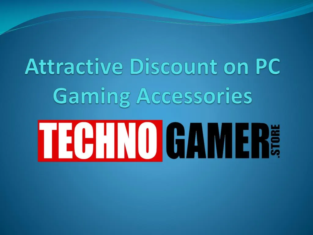 attractive discount on pc gaming accessories