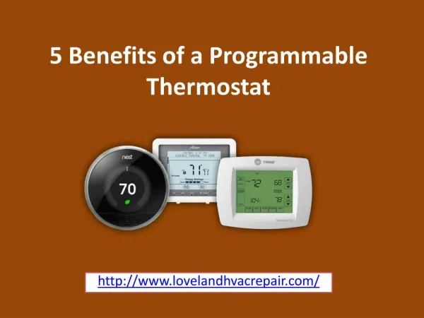 5 Benefits of a Programmable Thermostat