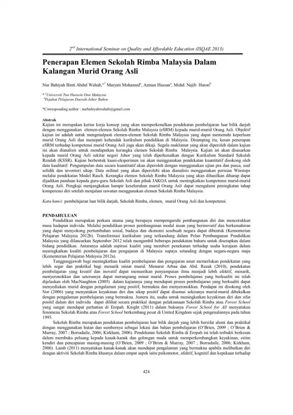 Contoh pembentangan proposal kajian