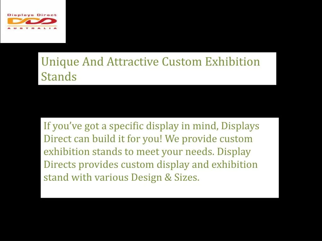 unique and attractive custom exhibition stands