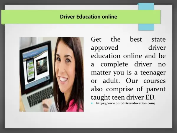 Driver Education online