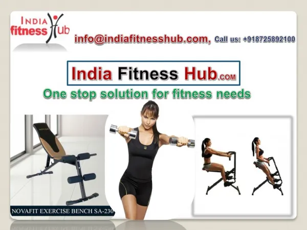 India Fitness Hub- One stop solution for fitness needs