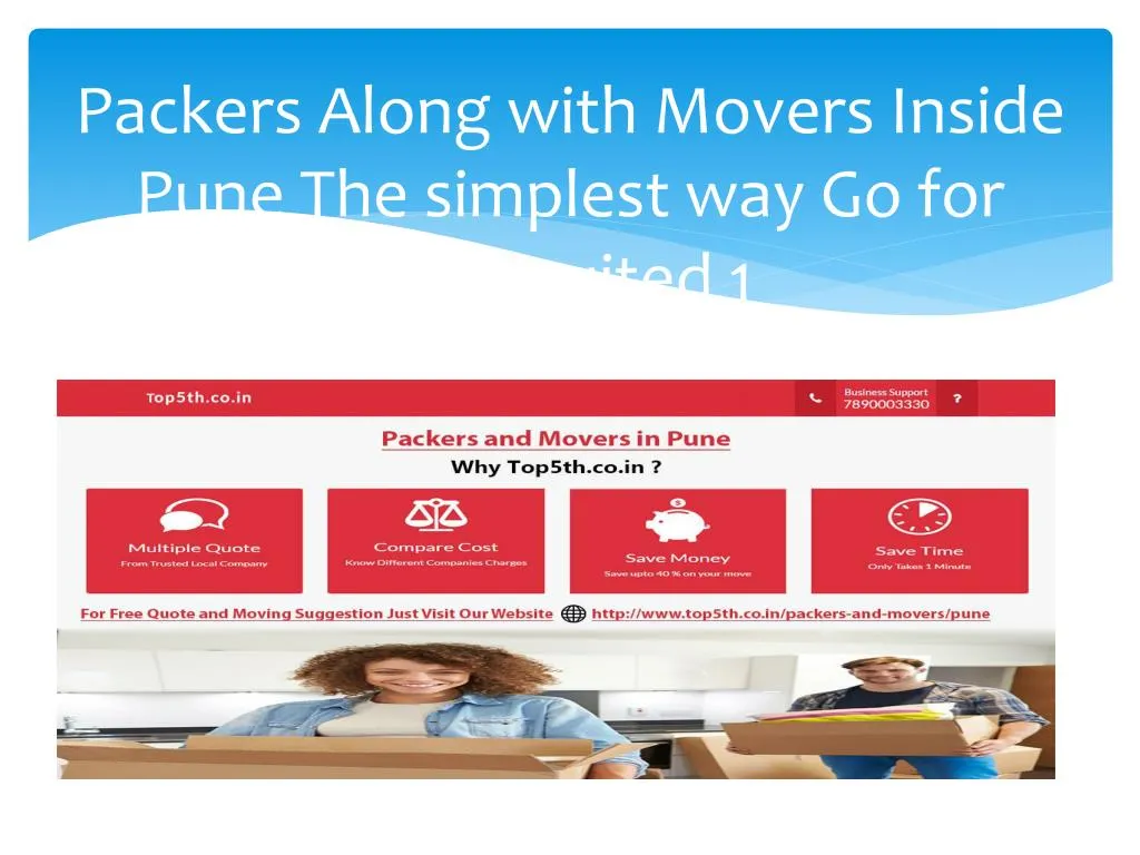 packers along with movers inside pune the simplest way go for best suited 1