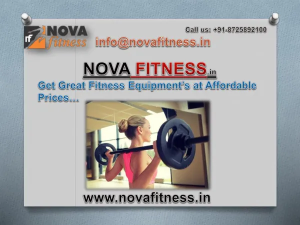 Nova Fitness- A one stop solution for all gym needs