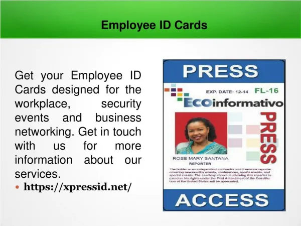 Employee ID Cards