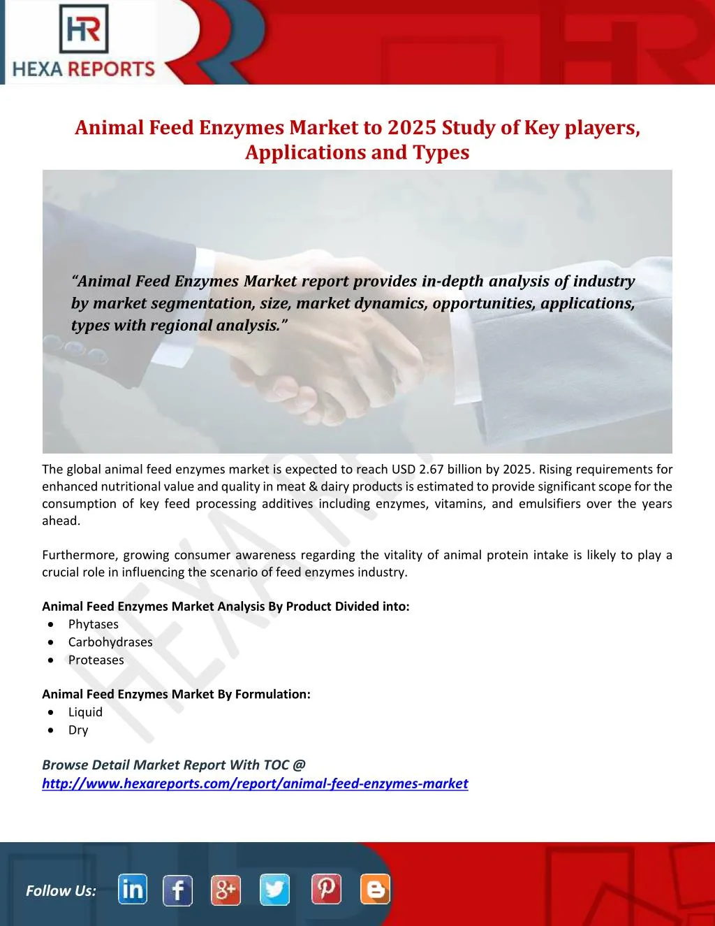 animal feed enzymes market to 2025 study
