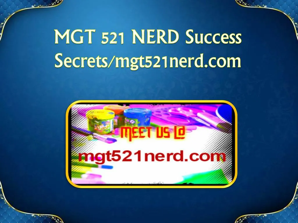 mgt 521 nerd success secrets mgt521nerd com