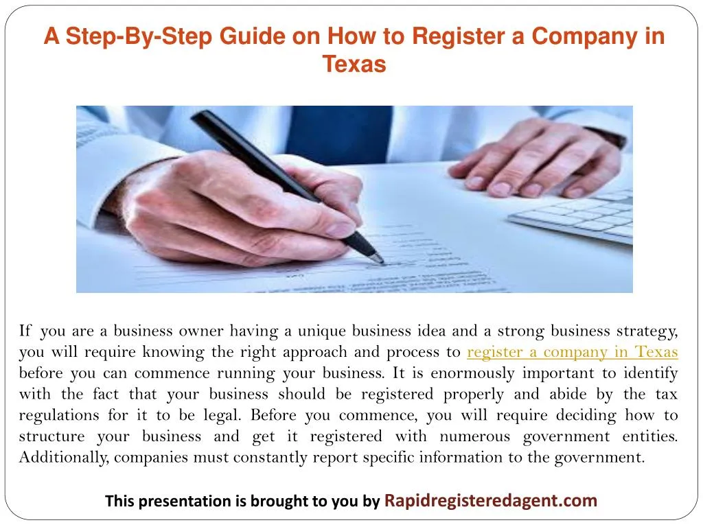 a step by step guide on how to register a company