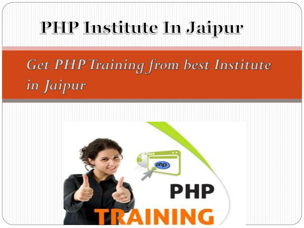 php institute in jaipur