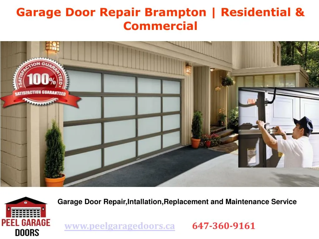 garage door repair brampton residential commercial